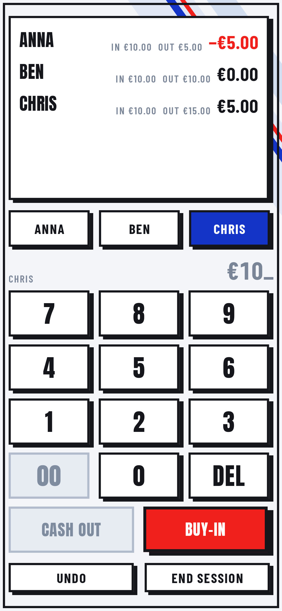 Screenshot of Eve Game Tracker