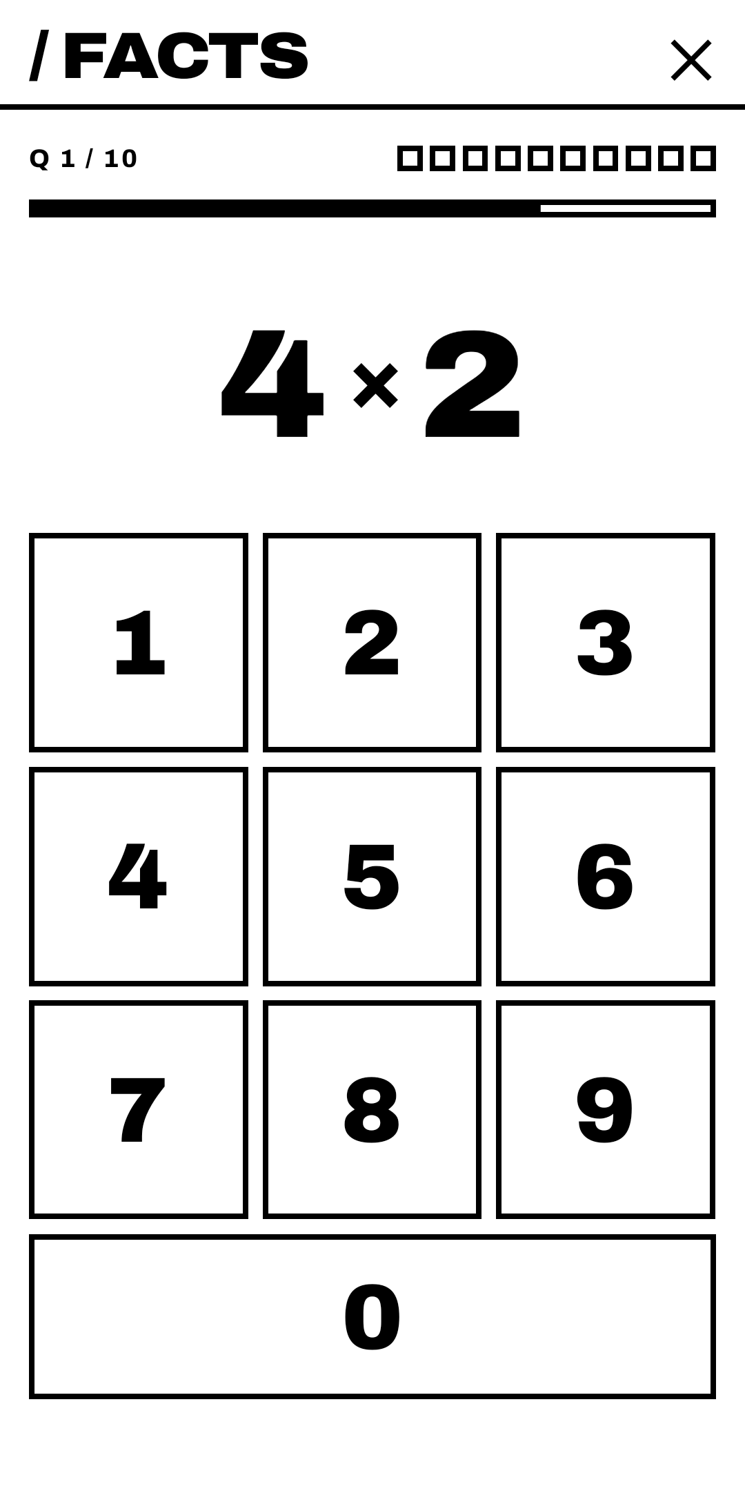Screenshot of SlashFacts