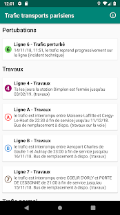 Screenshot of Paris Transport Traffic