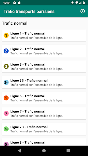 Screenshot of Paris Transport Traffic