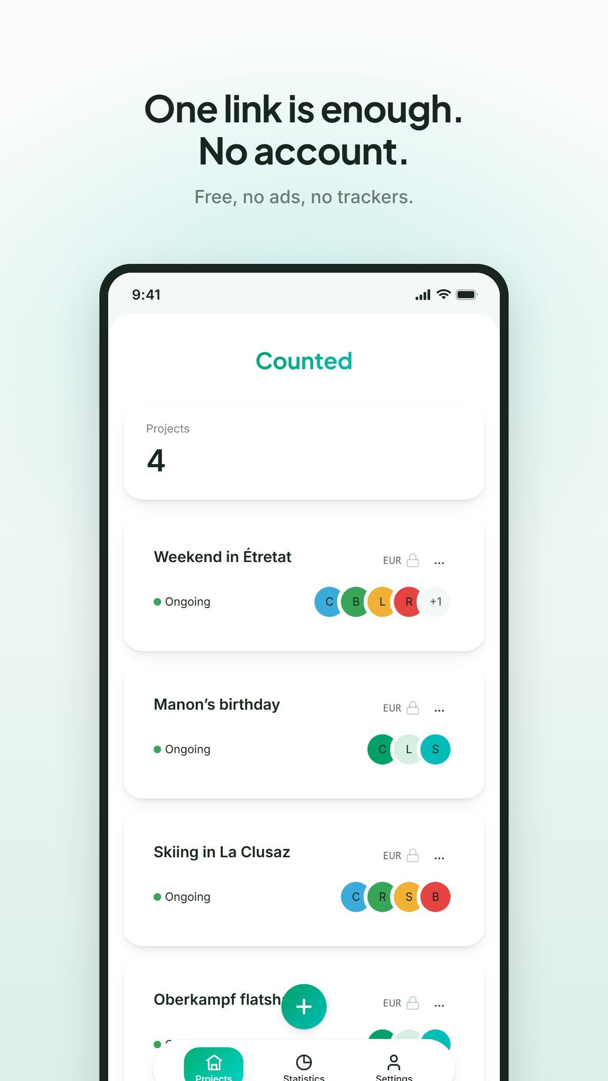 Screenshot of Counted