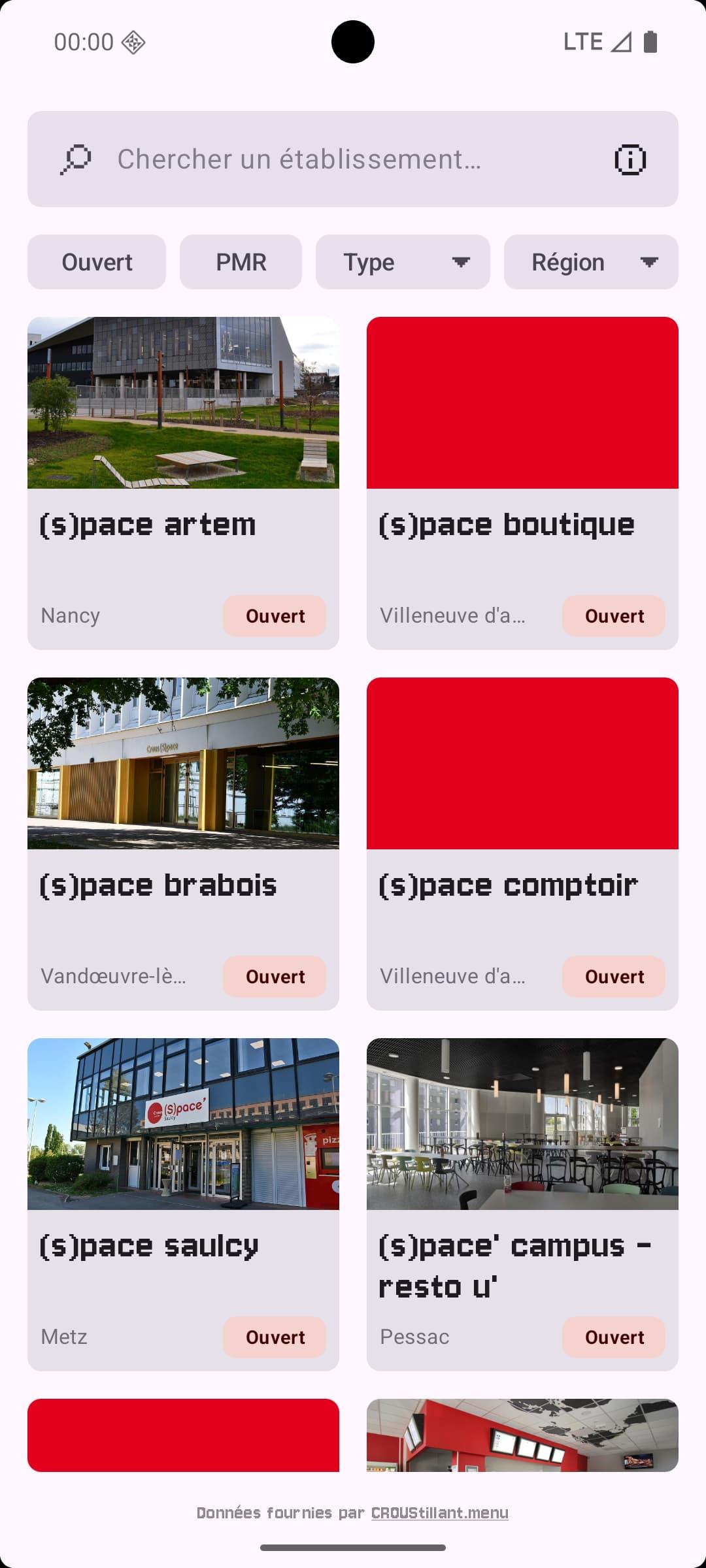 Screenshot of Croustillapp