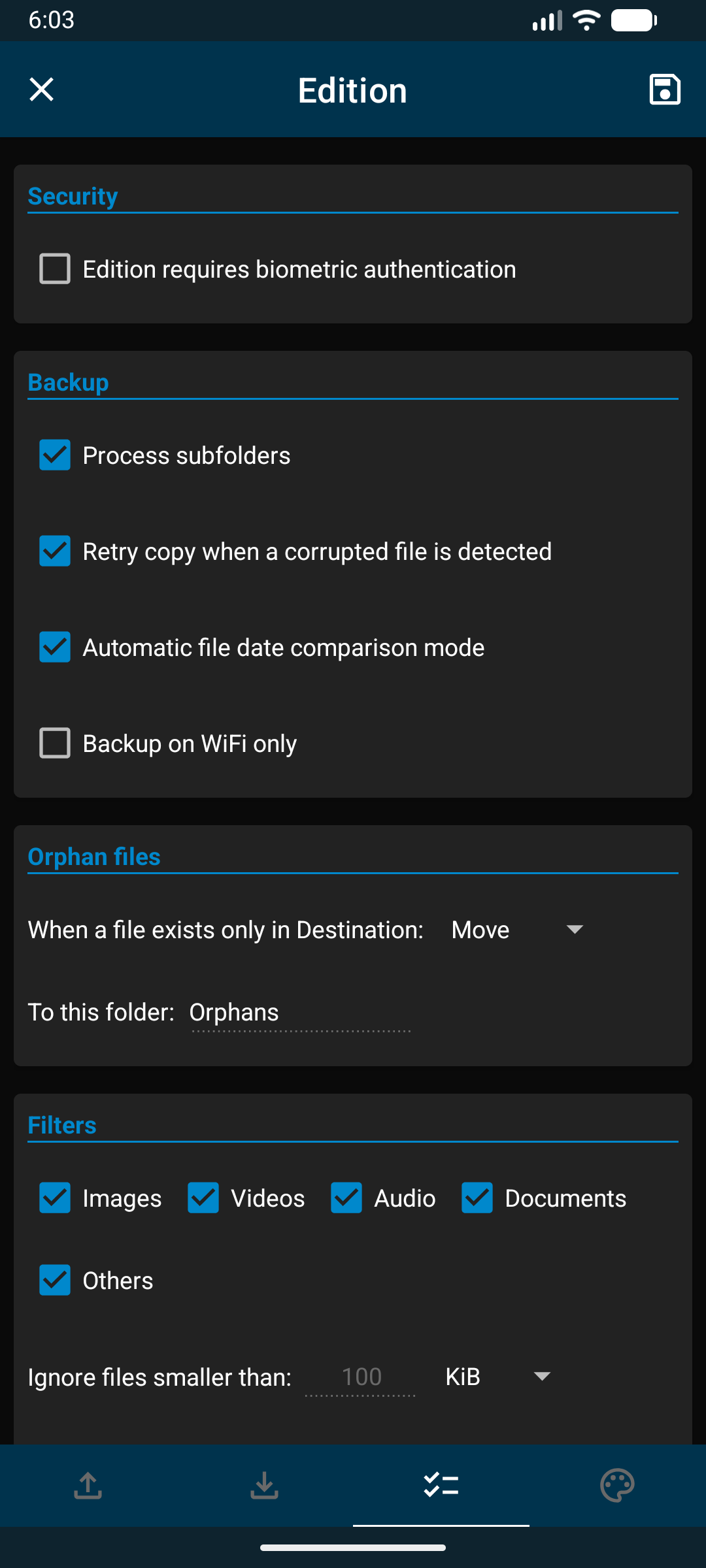 Screenshot of Mirror