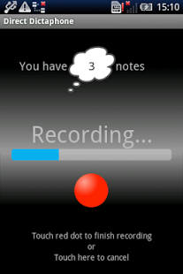 Screenshot of Direct Dictaphone