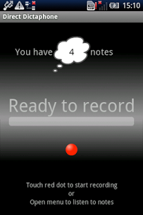 Screenshot of Direct Dictaphone