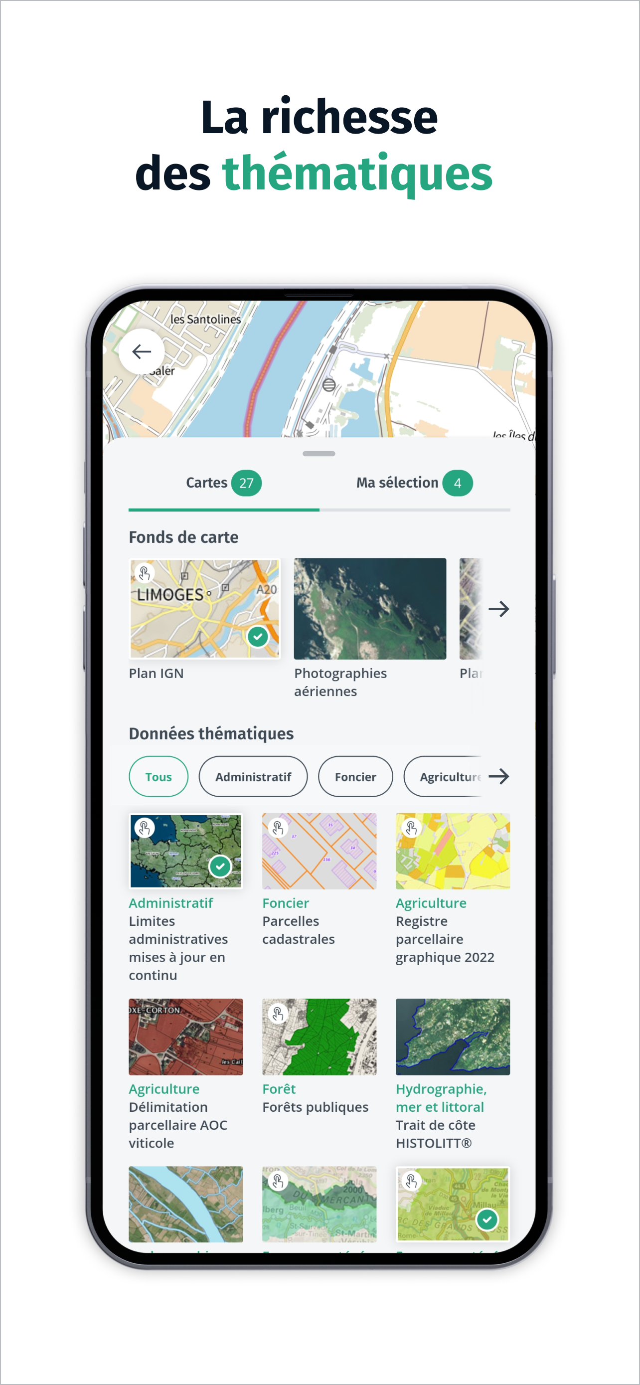 Screenshot of Cartes IGN