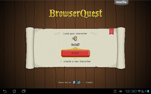 Screenshot of BrowserQuest