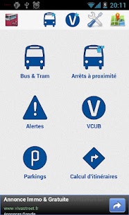 Screenshot of Transports Bordeaux