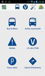 Screenshot of Transports Rennes
