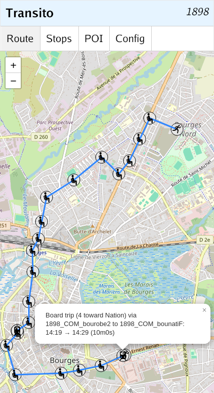 Screenshot of Transito