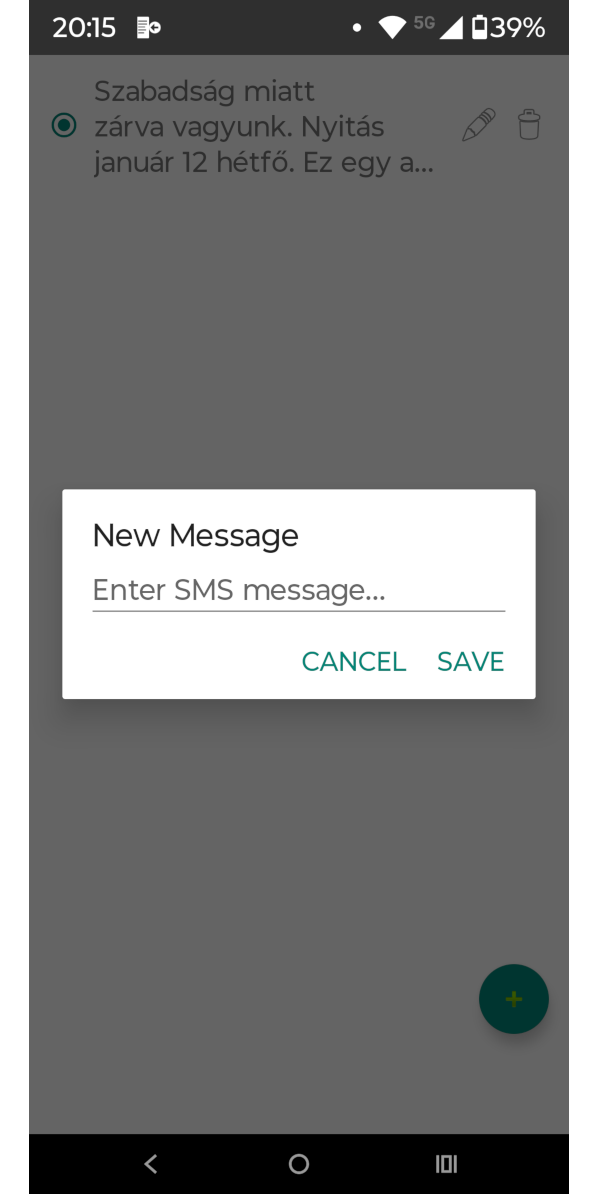 Screenshot of SmsReply