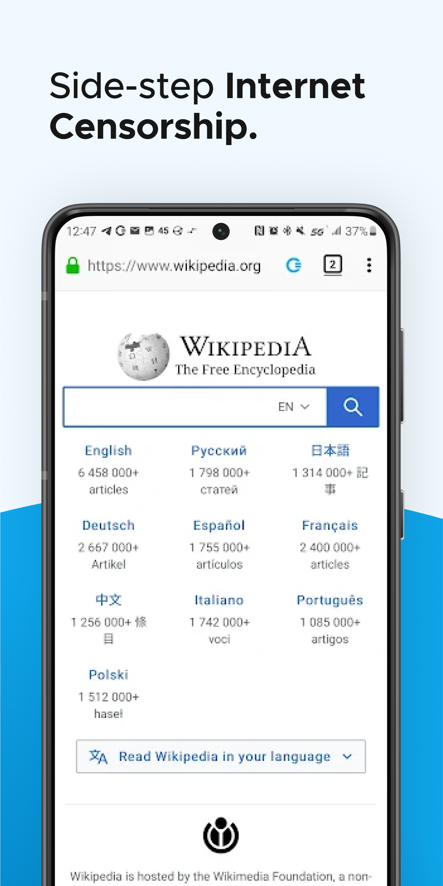 Screenshot of Ceno Browser: Share the Web