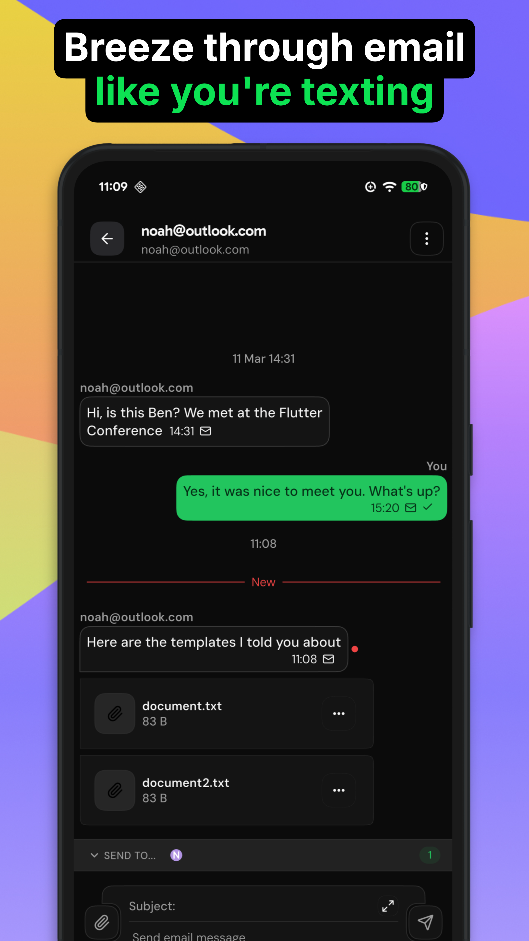 Screenshot of Axichat