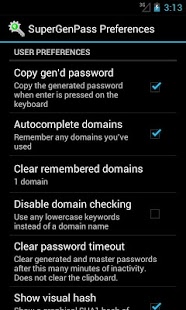Screenshot of SuperGenPass