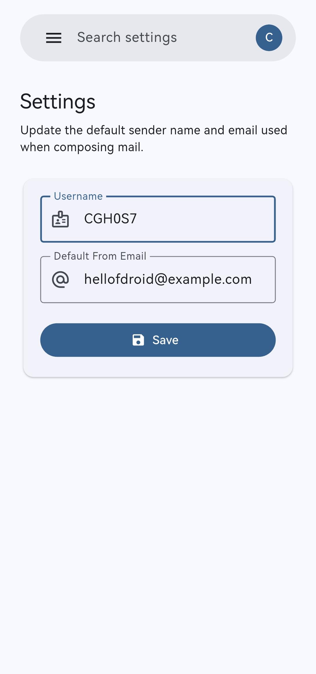 Screenshot of Remail