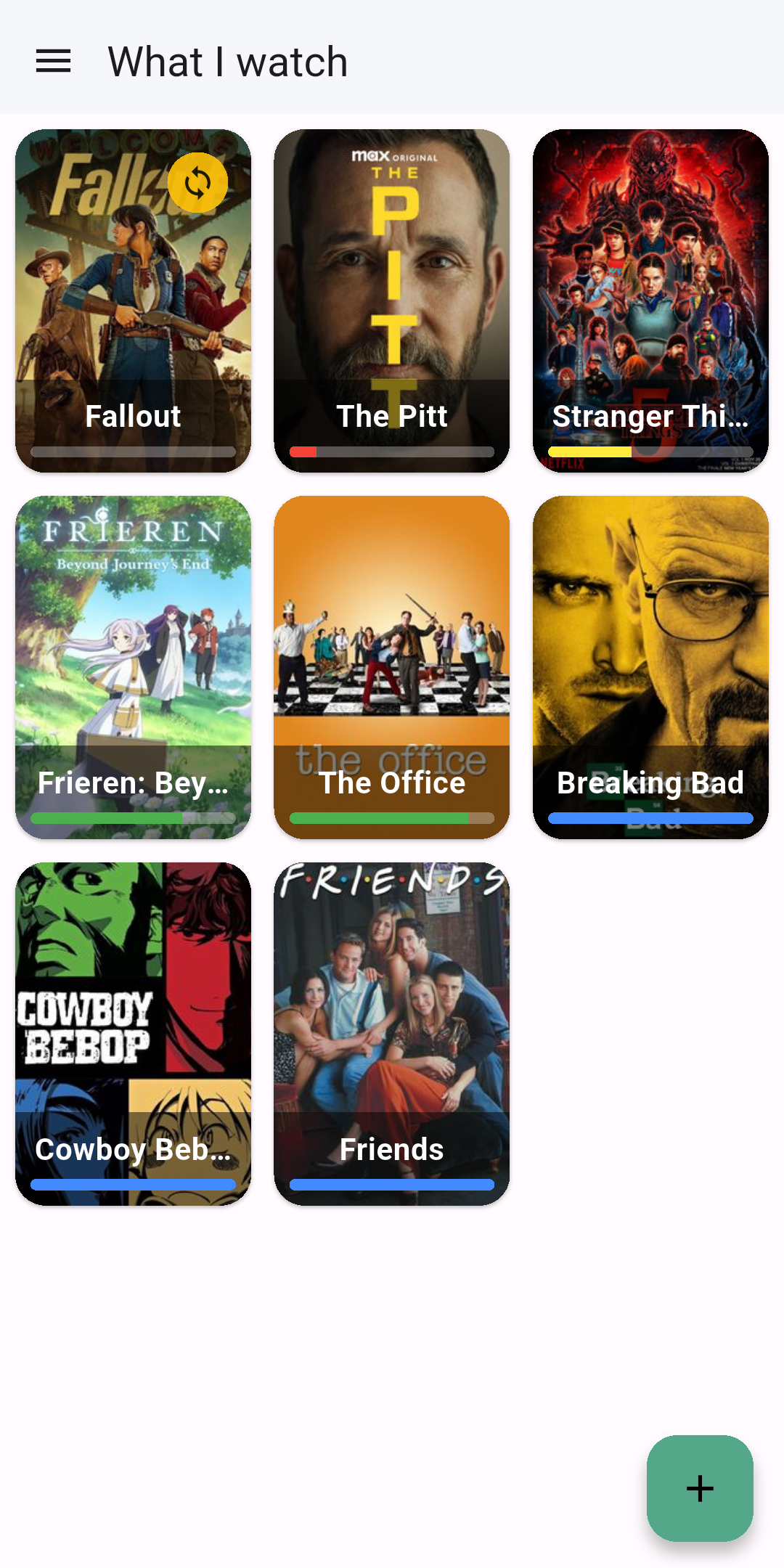 Screenshot of whatIwatch