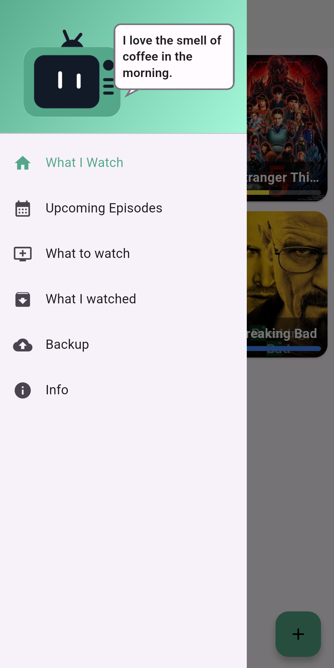 Screenshot of whatIwatch
