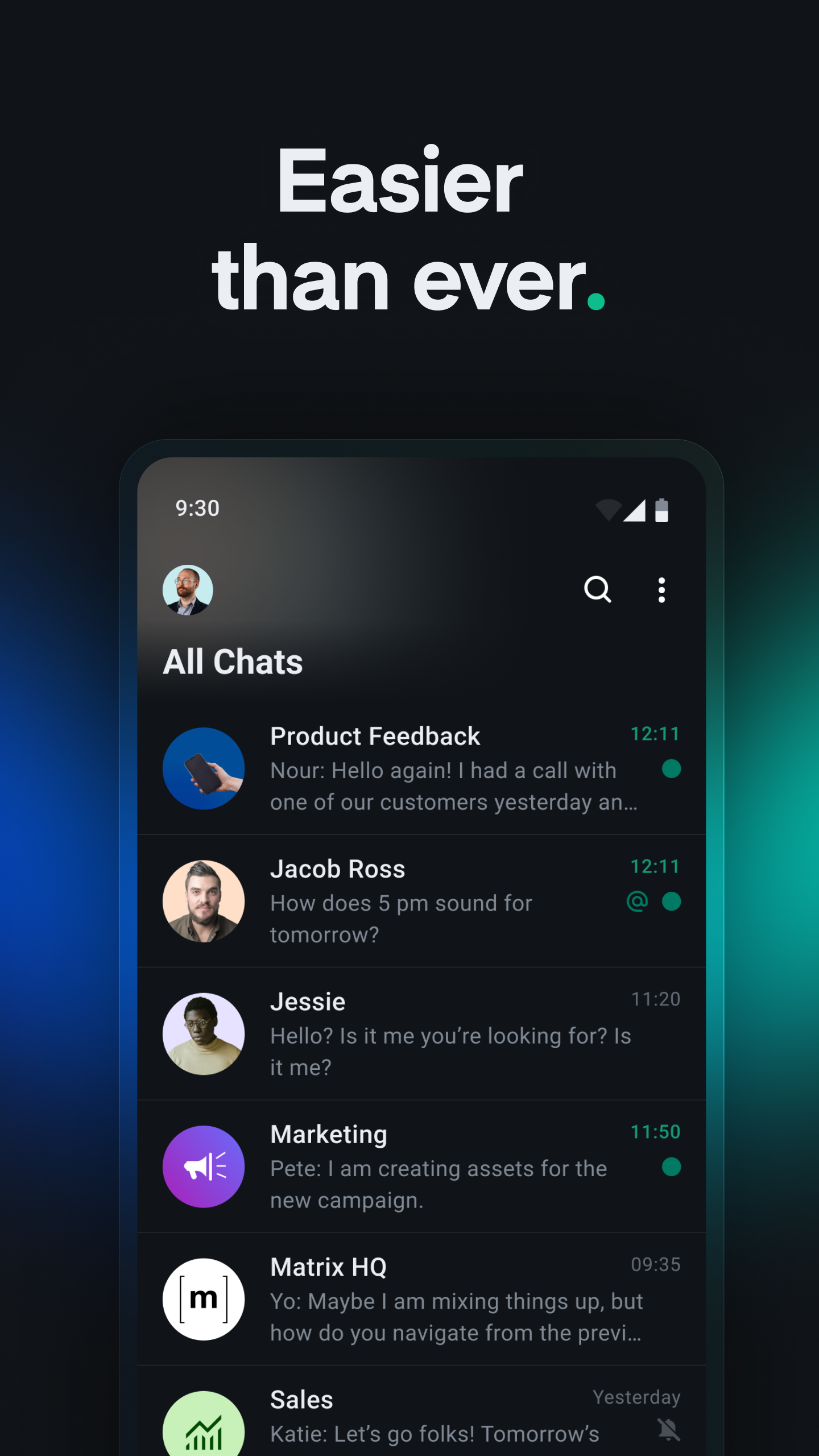 Screenshot of Element X - Secure Chat & Call