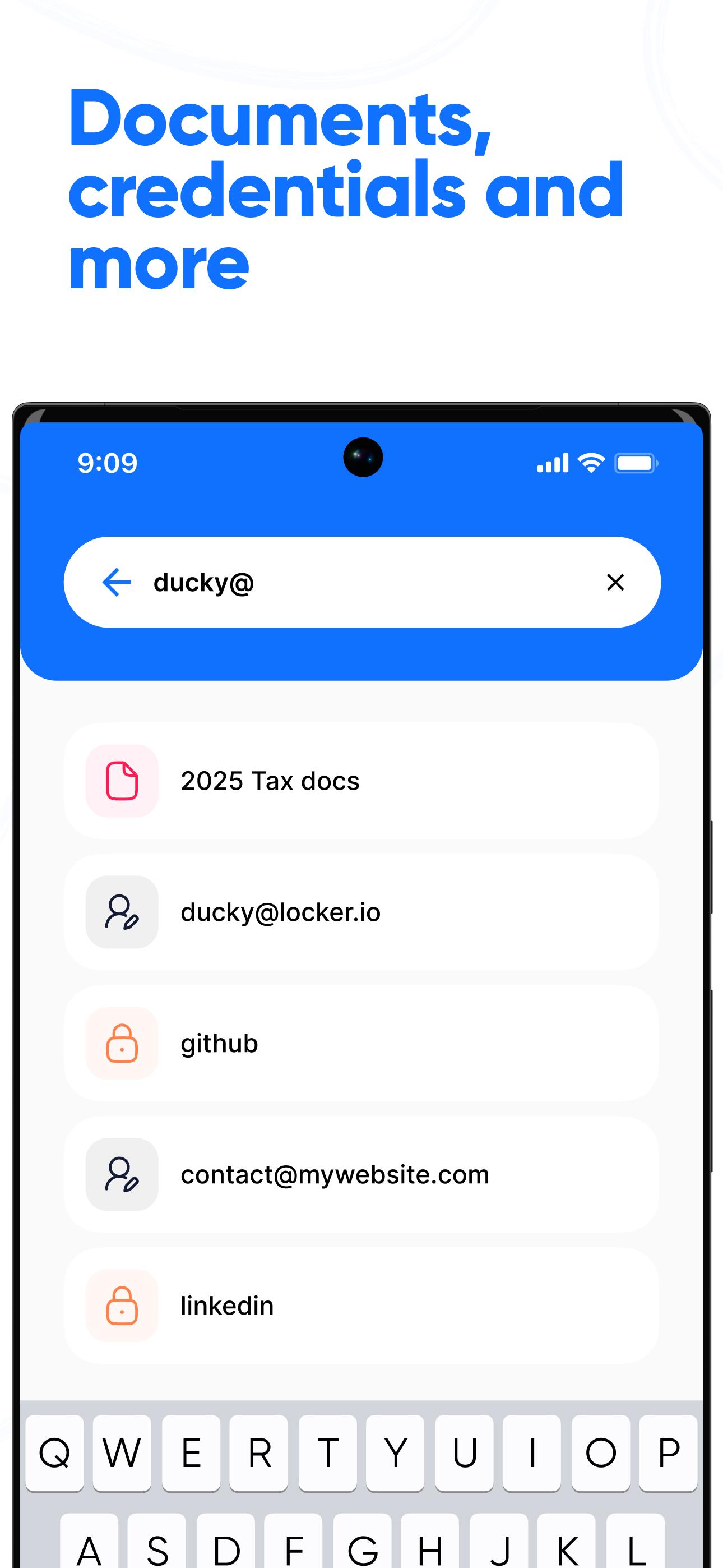 Screenshot of Ente Locker