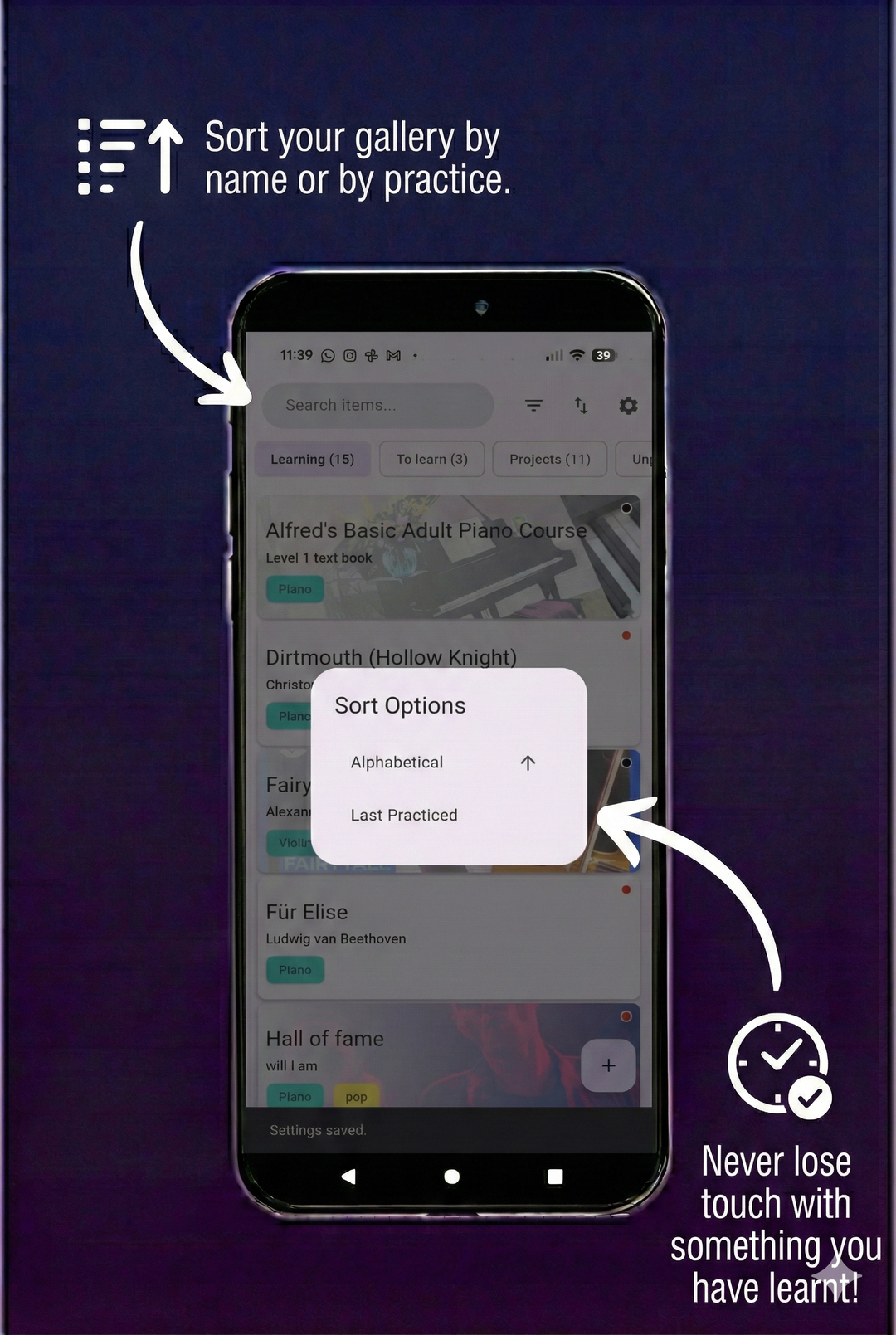Screenshot of Repertoire