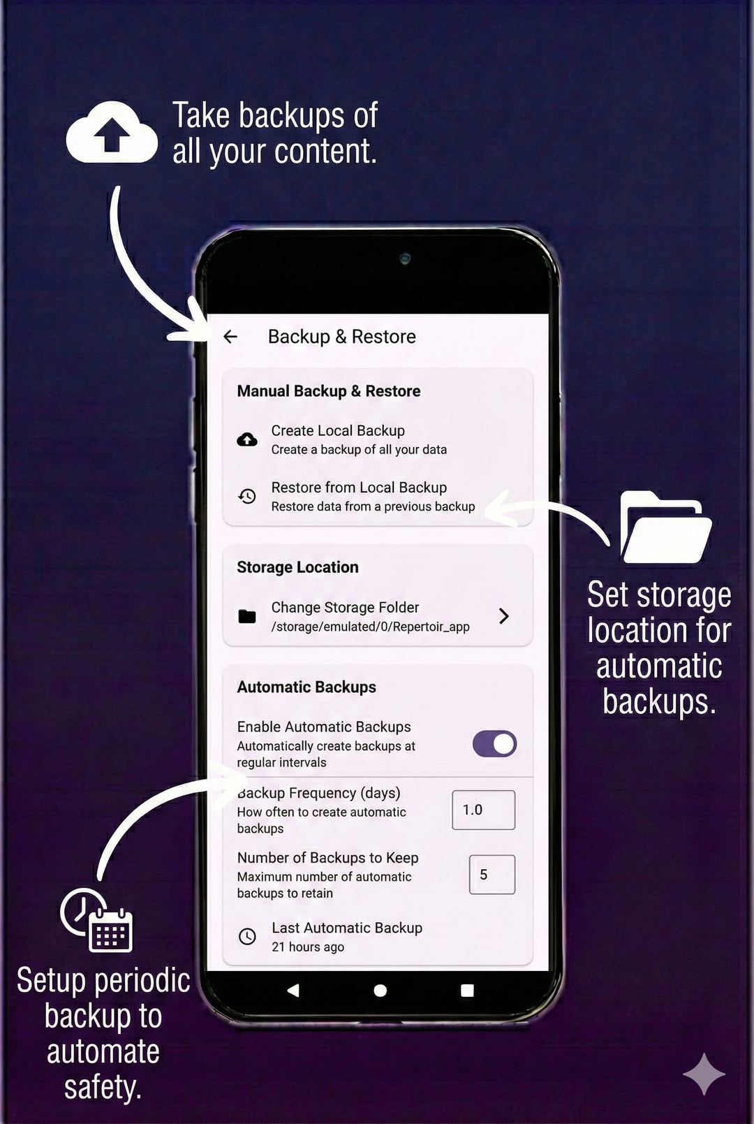 Screenshot of Repertoire