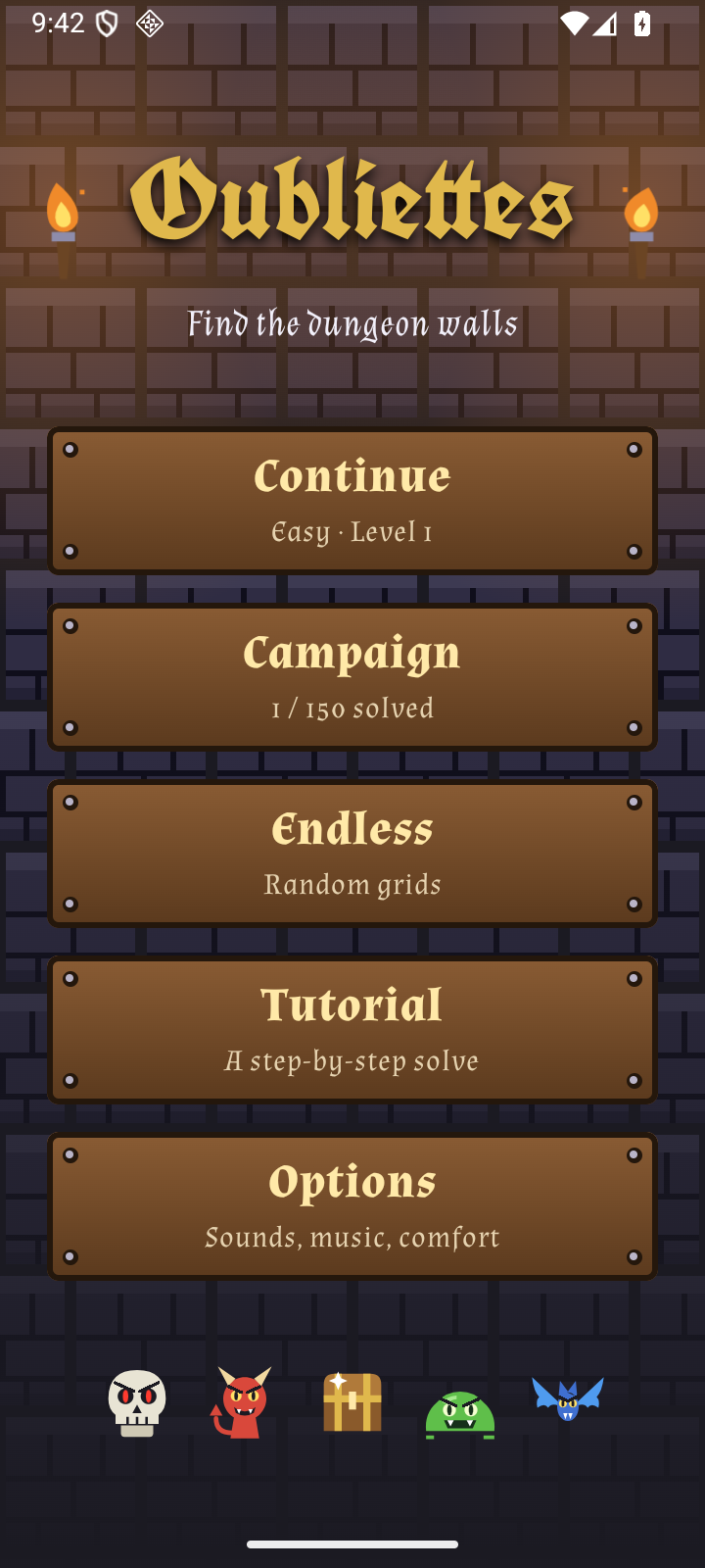 Screenshot of Oubliettes