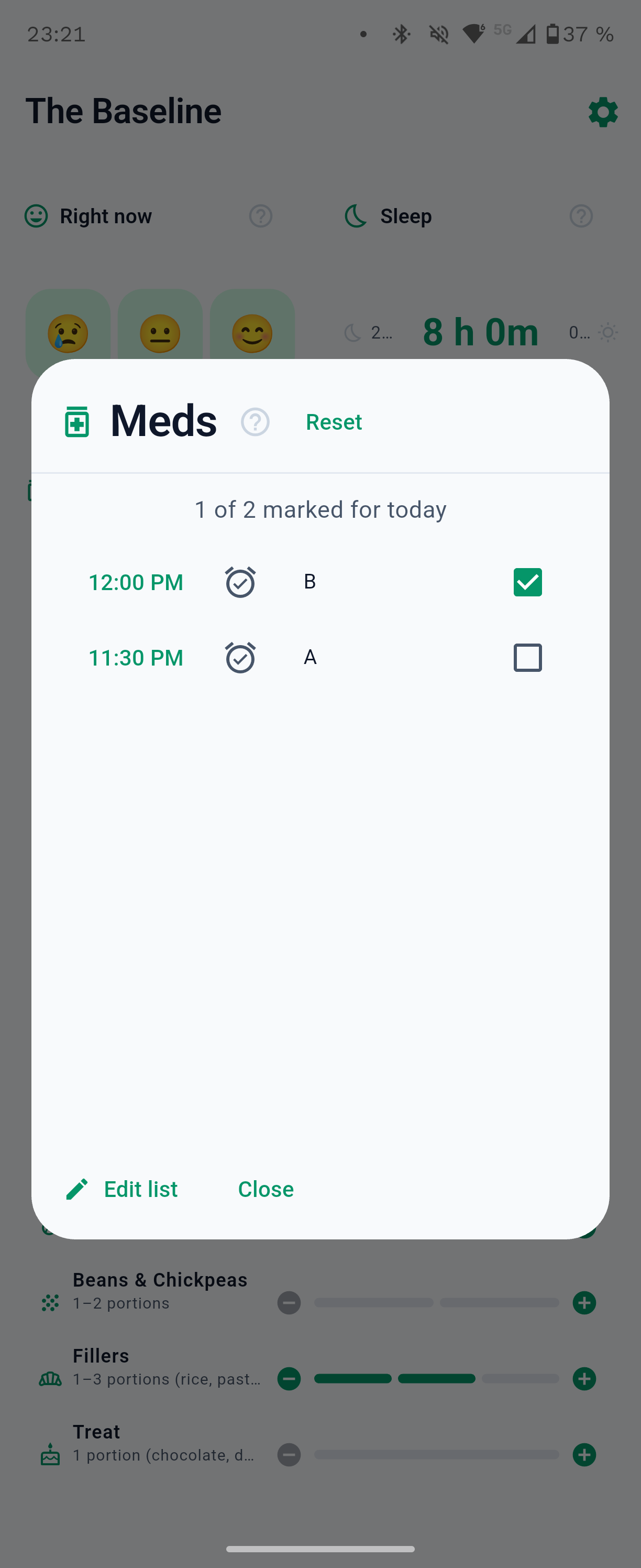 Screenshot of Baseline