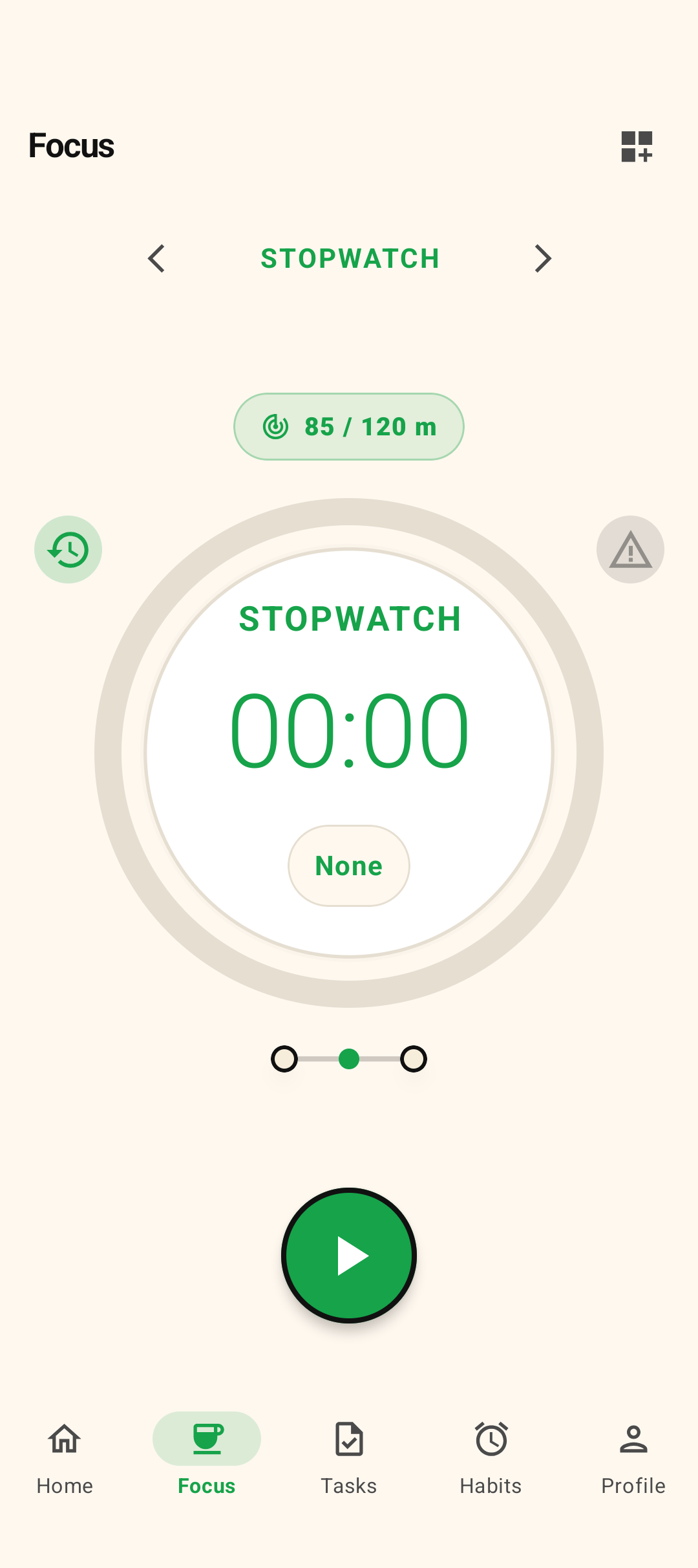Screenshot of Timety