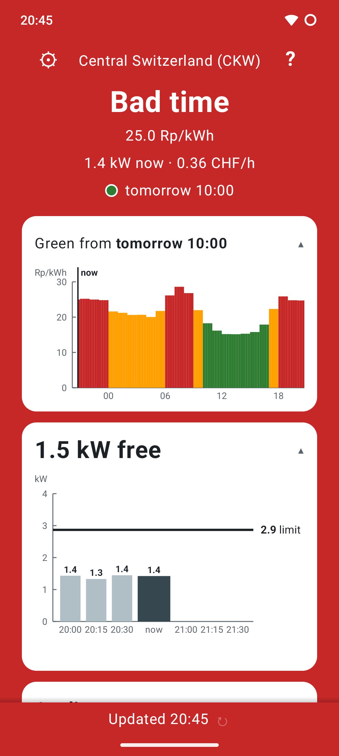 Screenshot of GridLoad