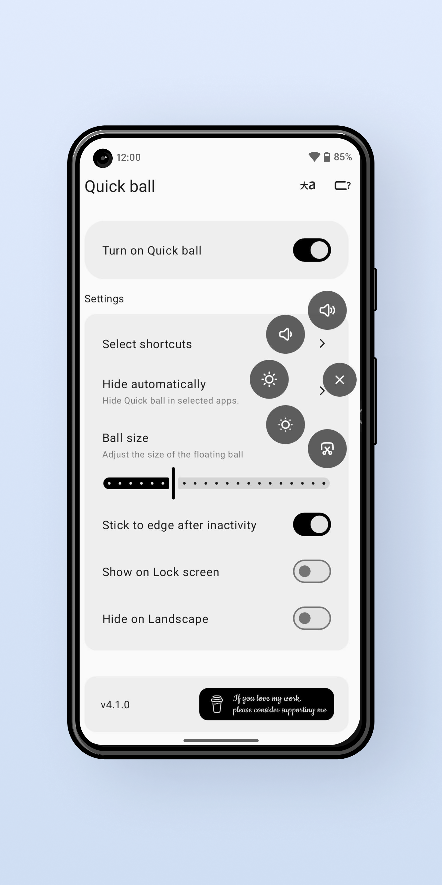 Screenshot of Quick Ball