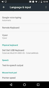 Screenshot of Colemak Mod-DH Keyboard
