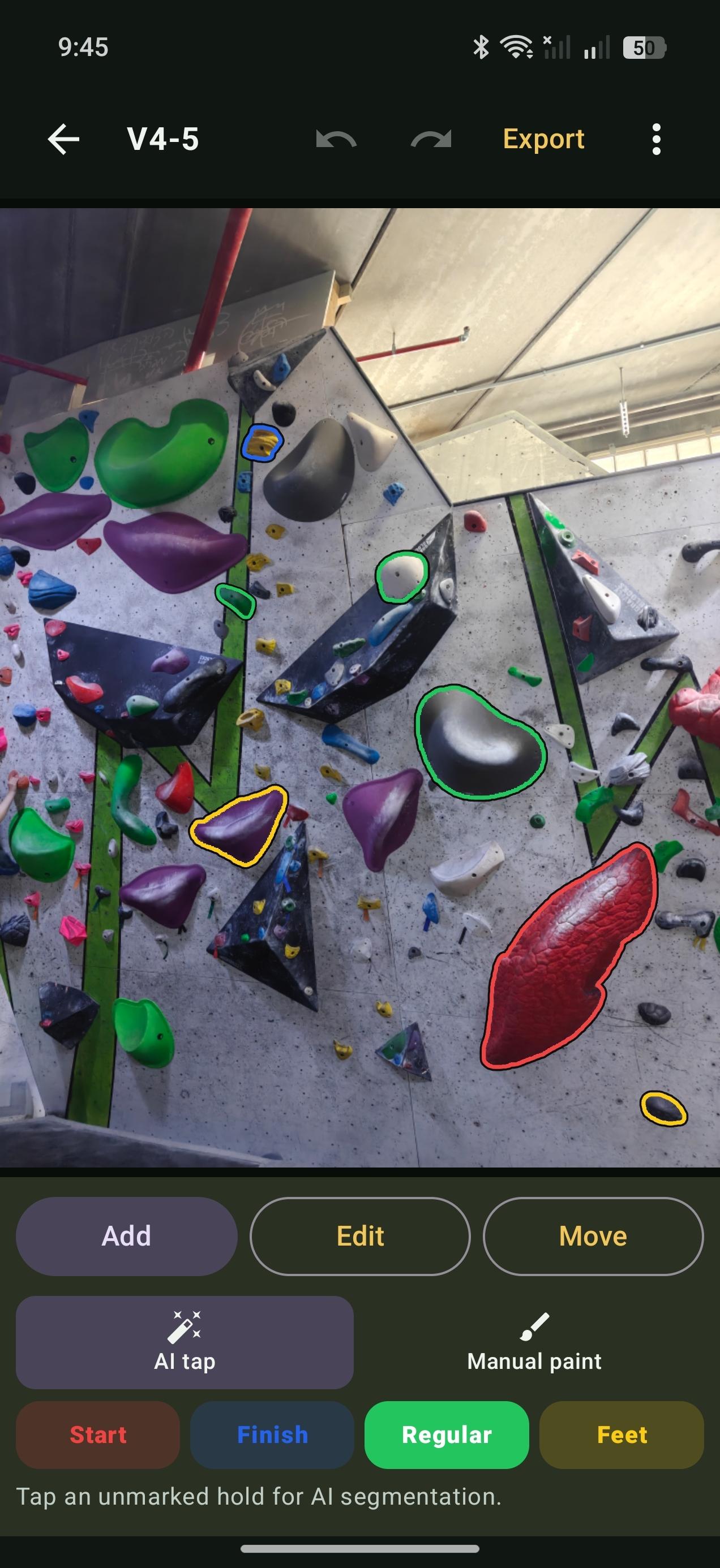 Screenshot of Custom Routes
