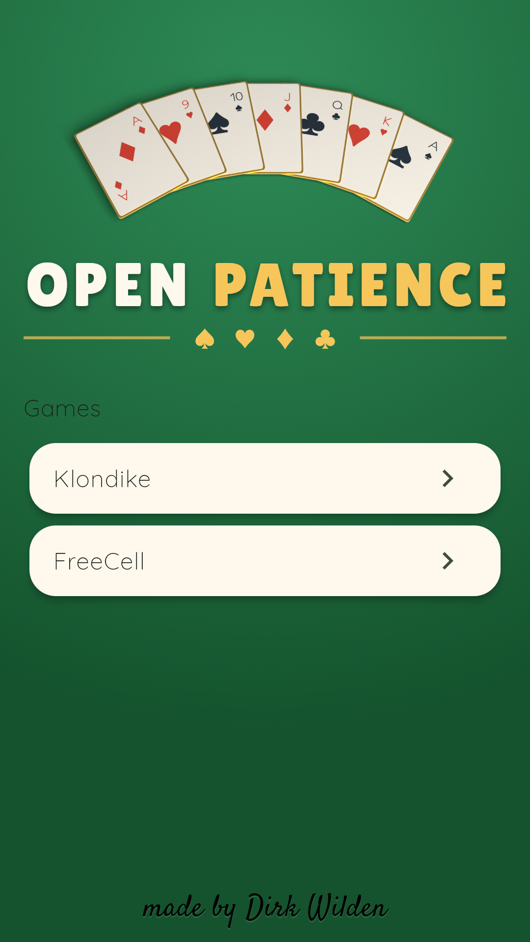 Screenshot of Open Patience
