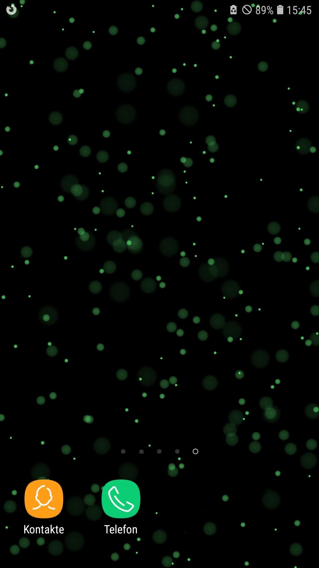 Screenshot of Brownian Particles Live Wallpaper