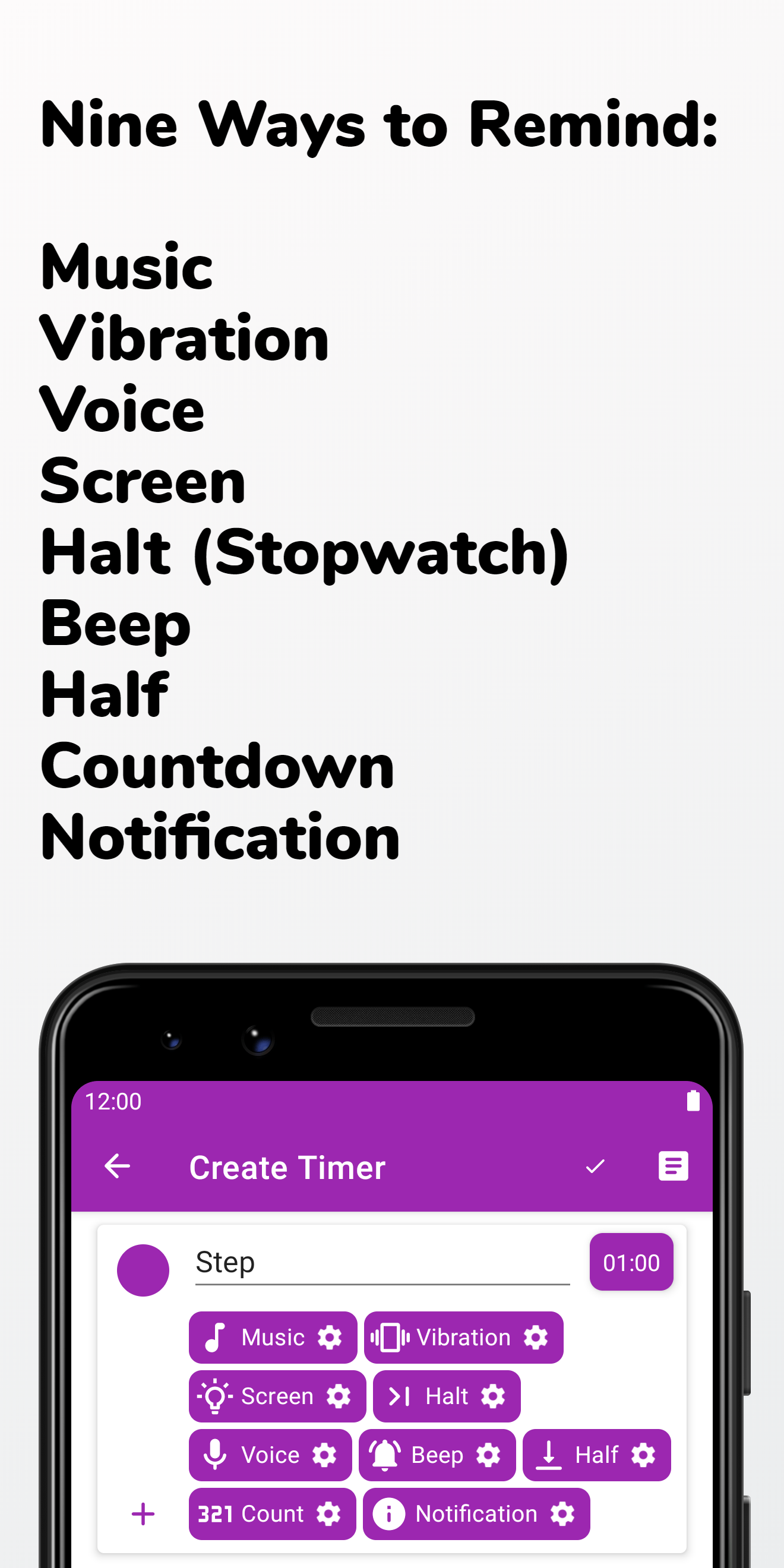 Screenshot of TimeR Machine