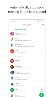Screenshot of Battery Tool | Hibernate Unused Apps