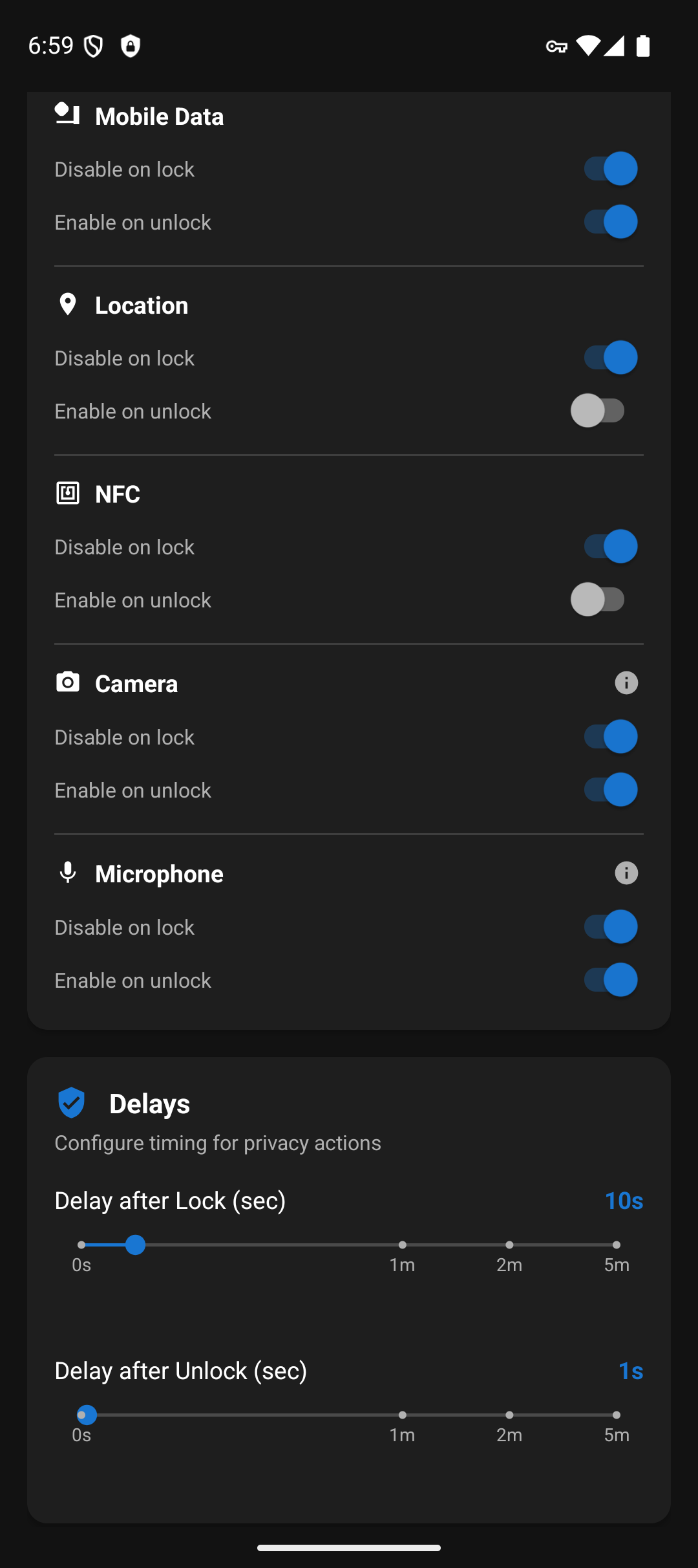 Screenshot of Privacy Flip