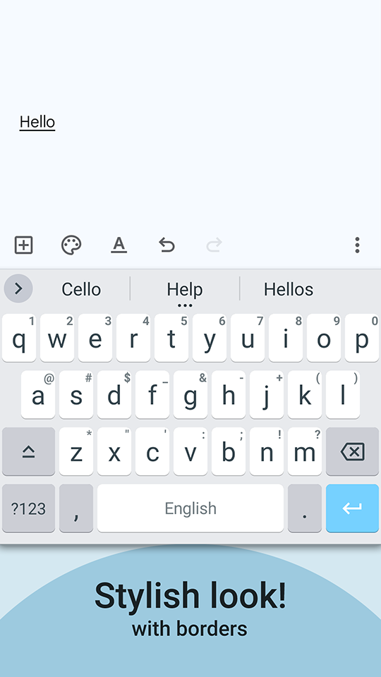 Screenshot of KeliBoard