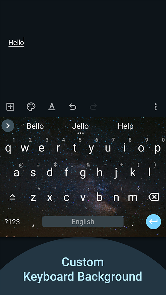 Screenshot of KeliBoard