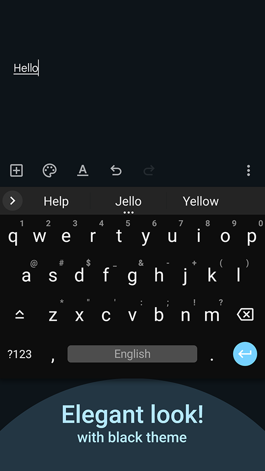 Screenshot of KeliBoard