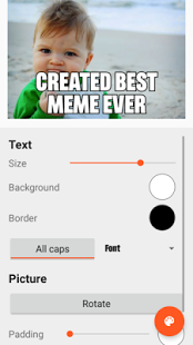 Screenshot of MemeTastic