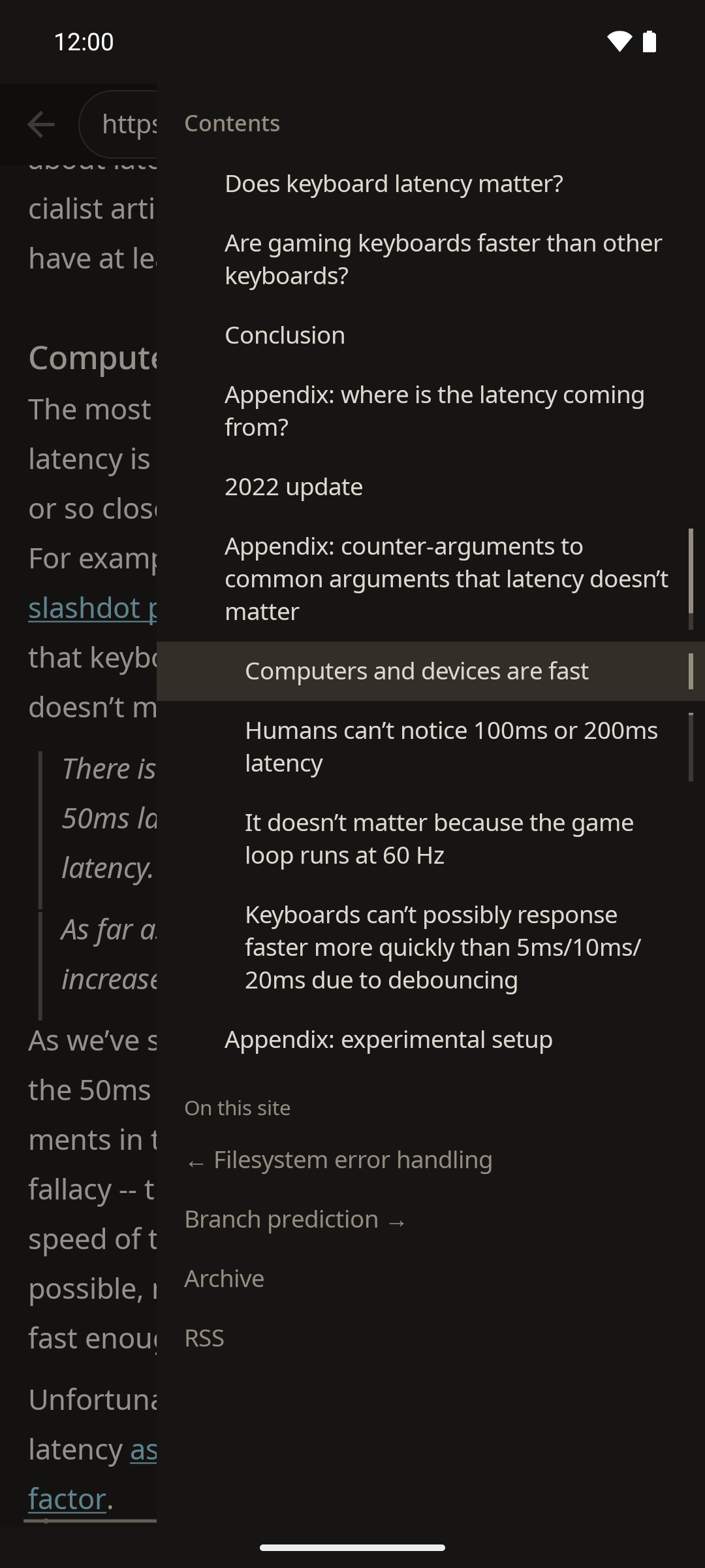 Screenshot of Brevier