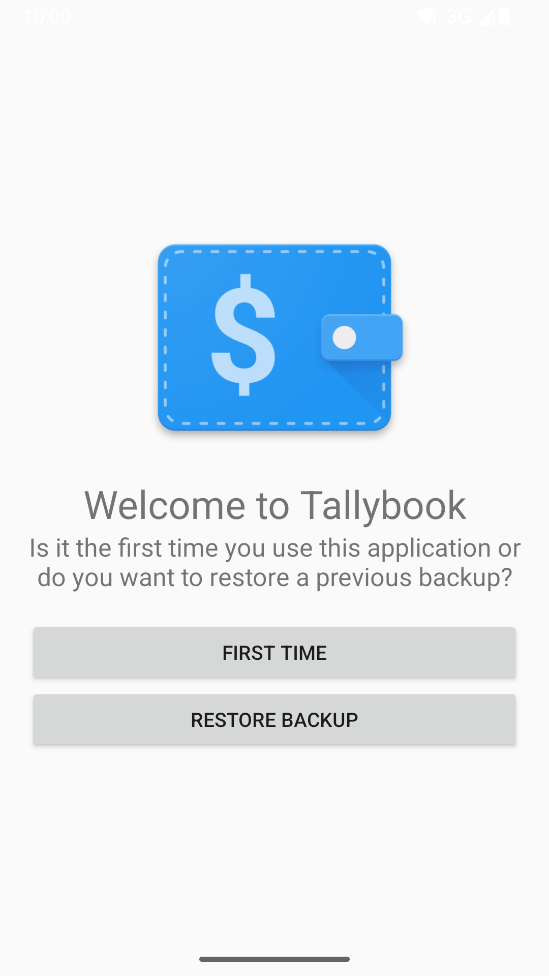 Screenshot of Tallybook