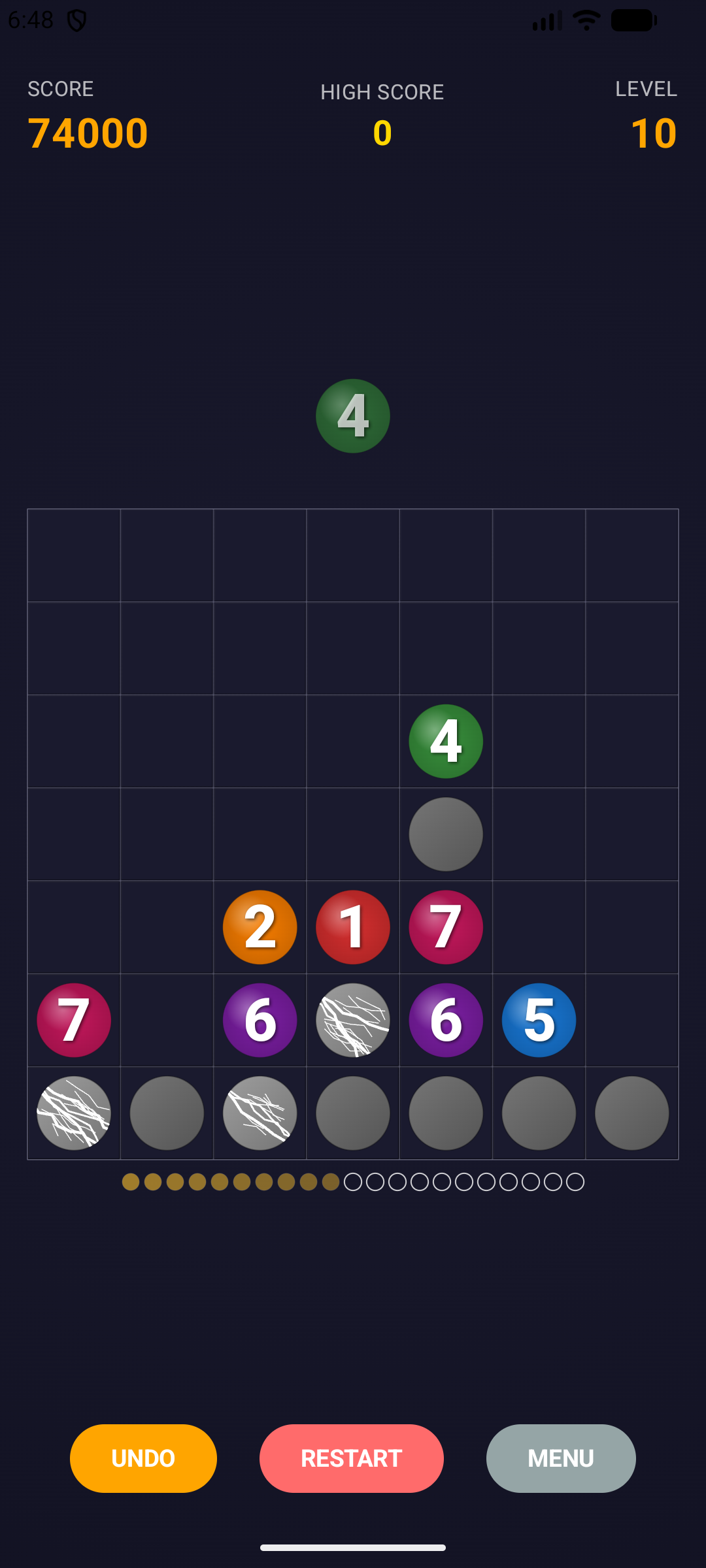 Screenshot of DropCount