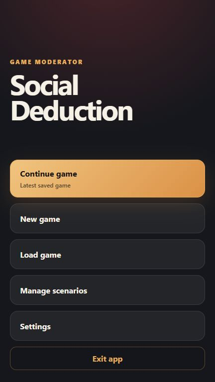 Screenshot of Social Deduction Game