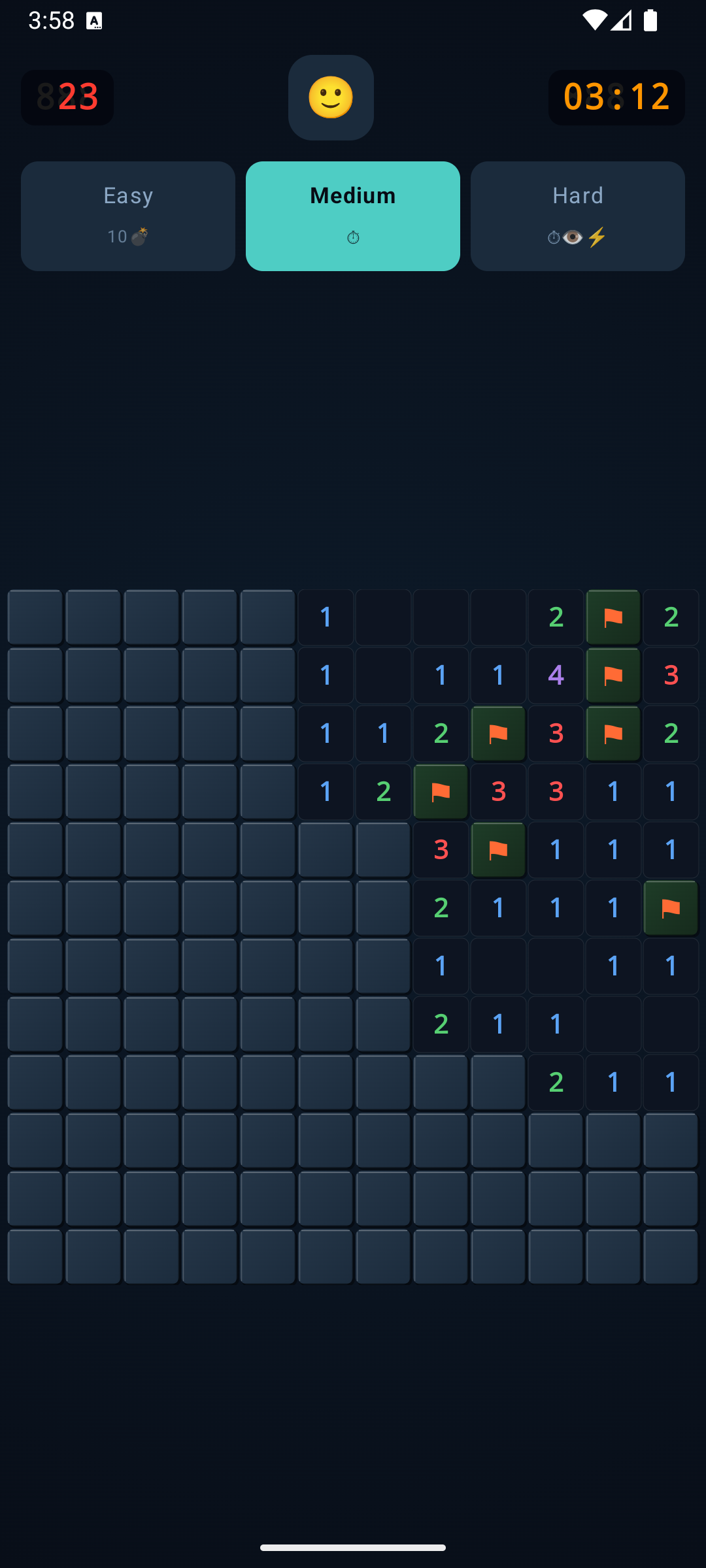 Screenshot of Minesweeper