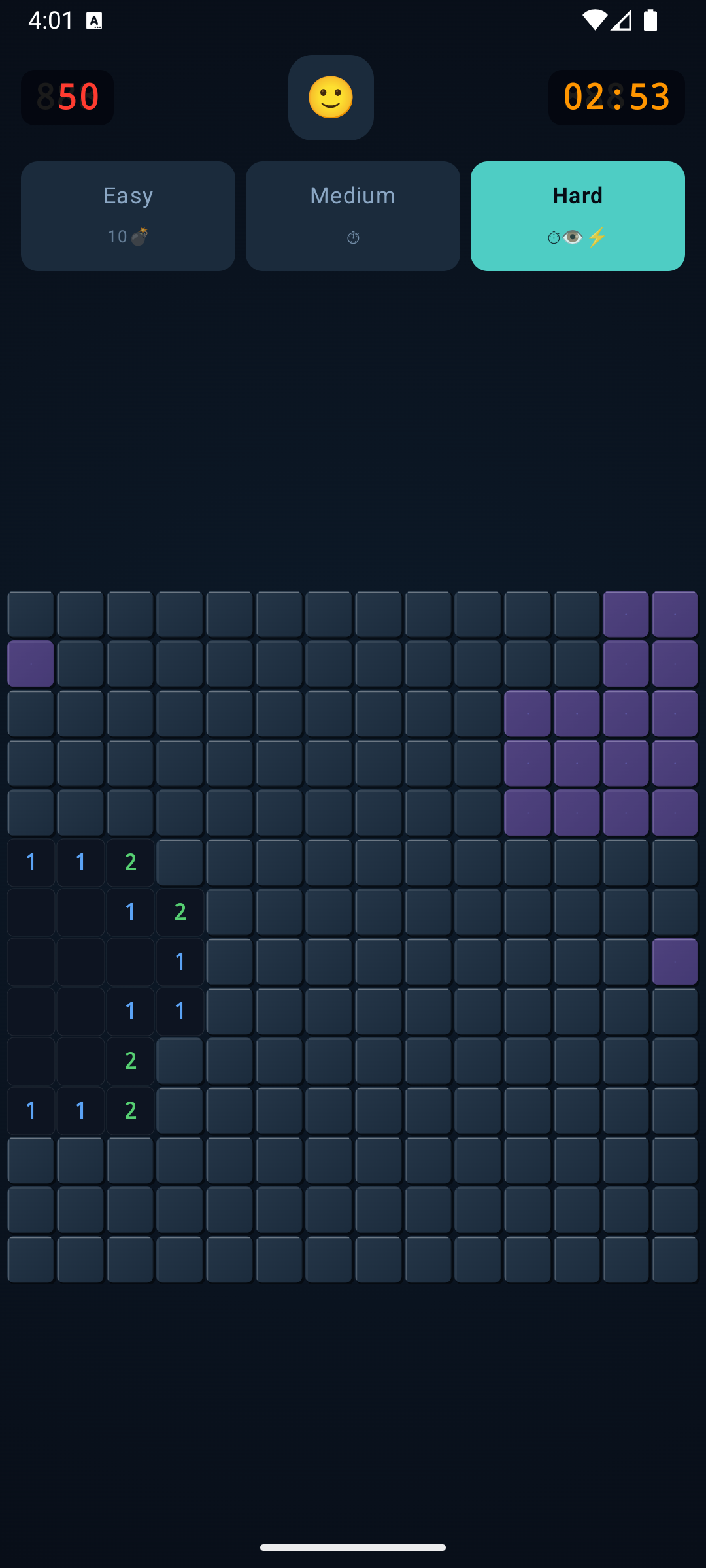 Screenshot of Minesweeper