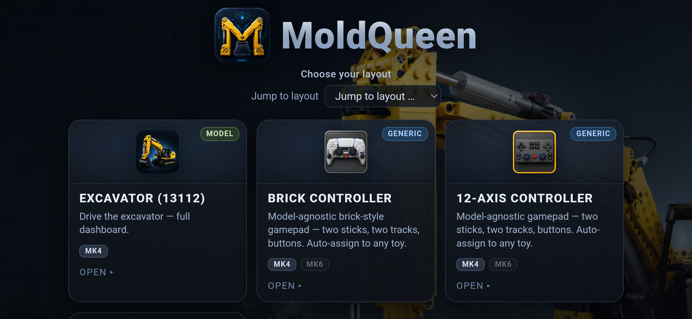 Screenshot of MoldQueen