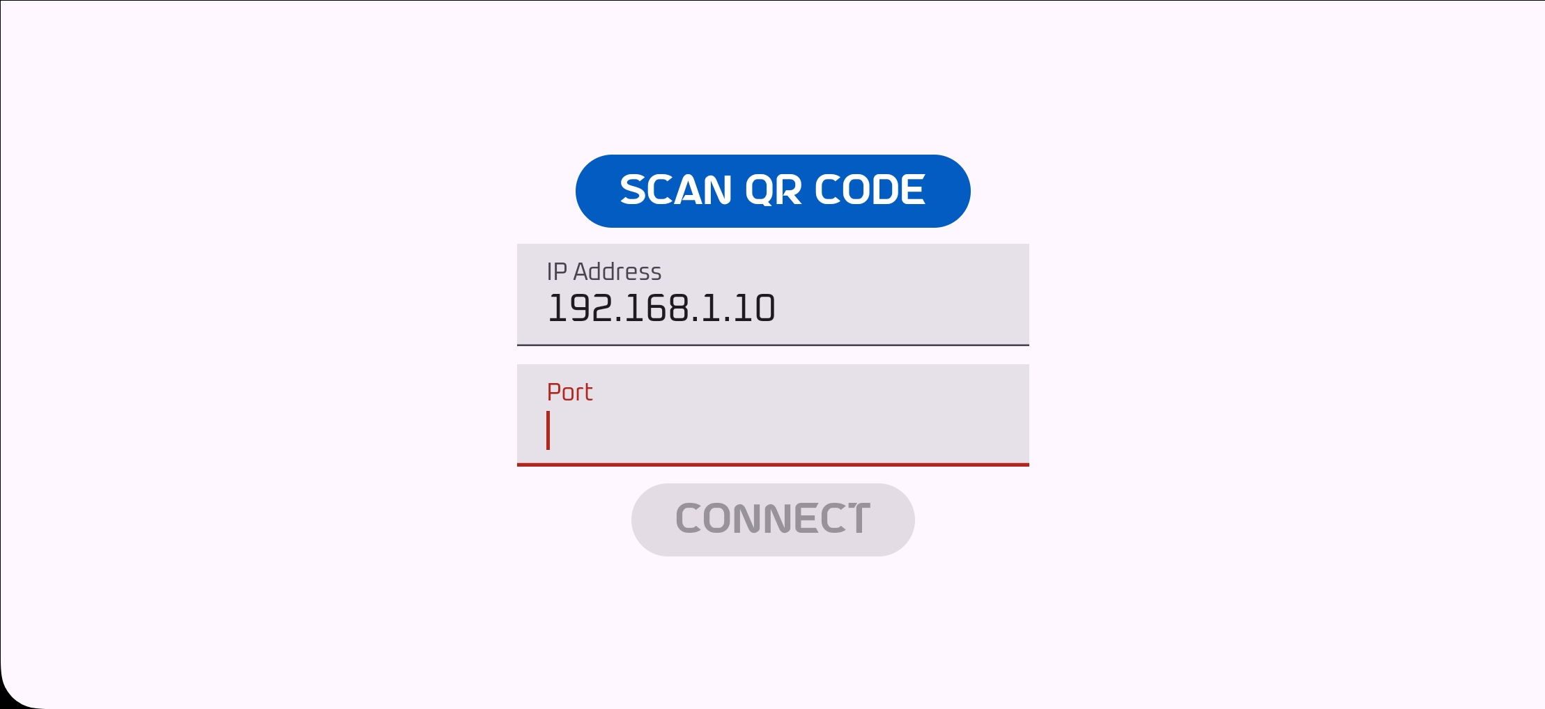 Screenshot of VirtualGamePad Mobile
