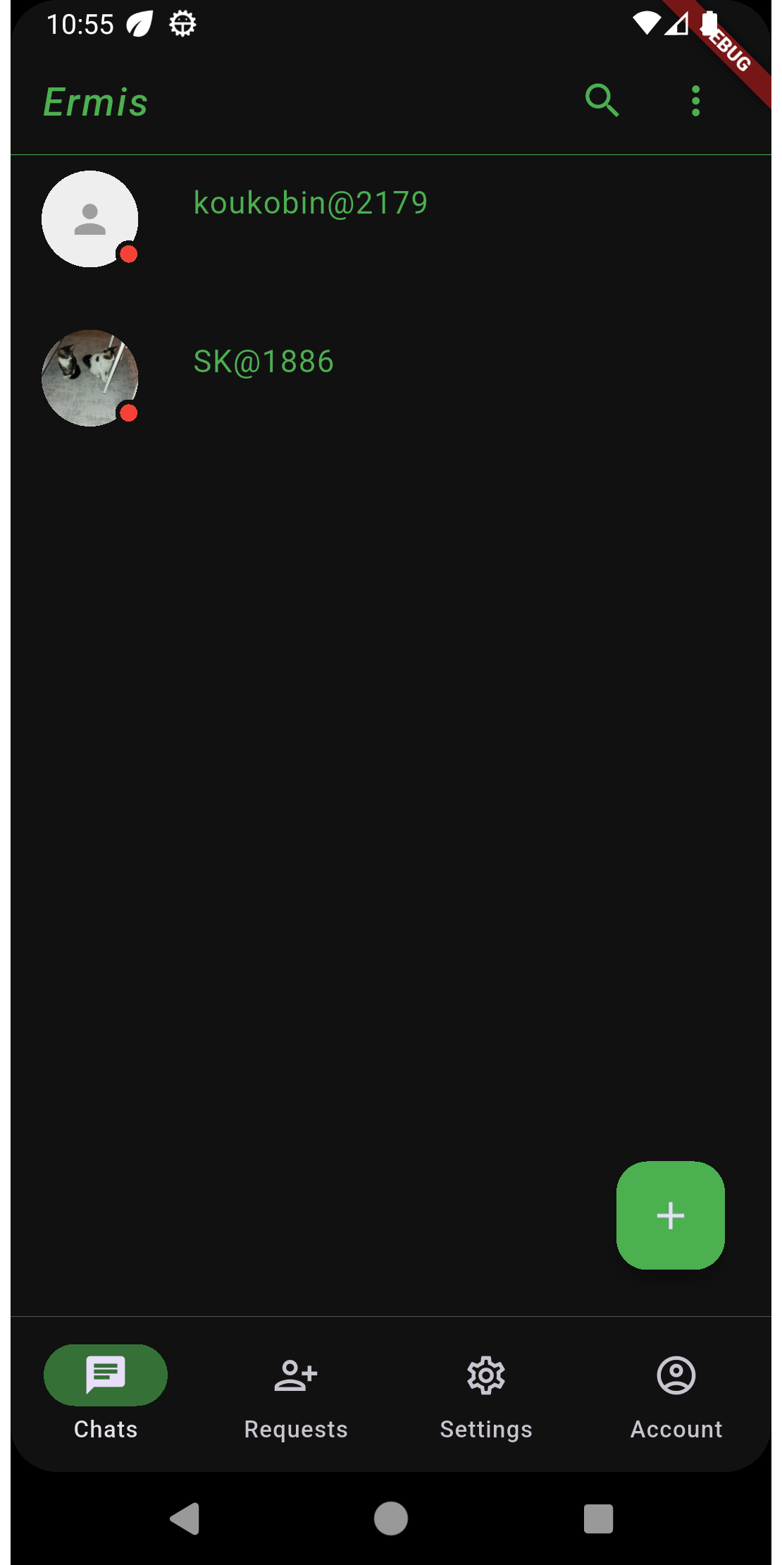 Screenshot of Ermis